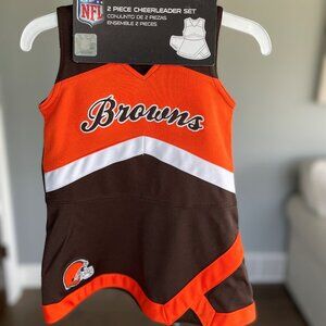 Cleveland Browns 18mo Cheerleader Two-Piece Dress